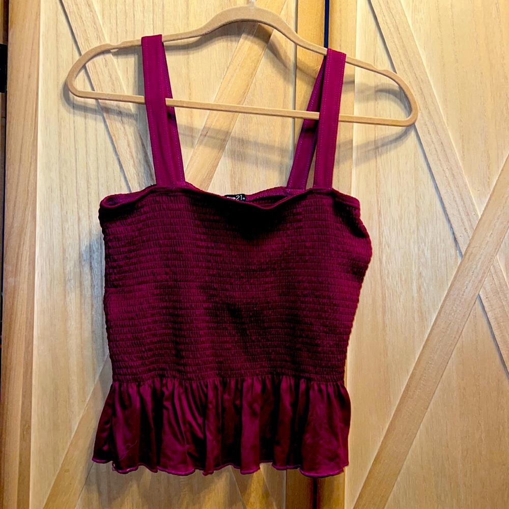 Rue21 deep purple tank top